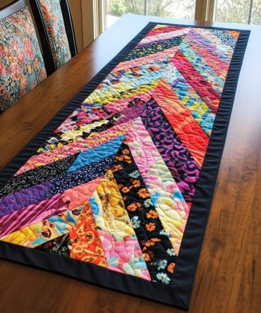 Ethereal Essence Quilted Table Runner