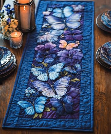 Ethereal Flight Quilted Table Runner
