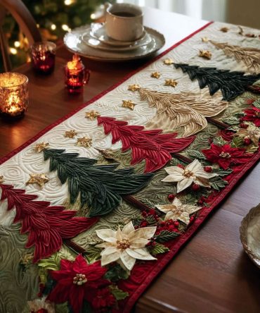 Evergreen Lane Quilted Table Runner