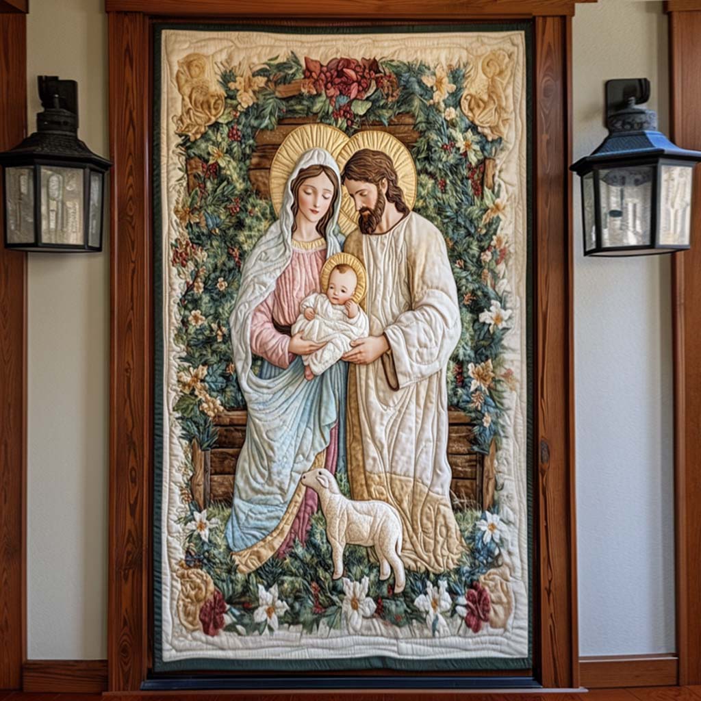 Everlasting Light Quilted Door Cover