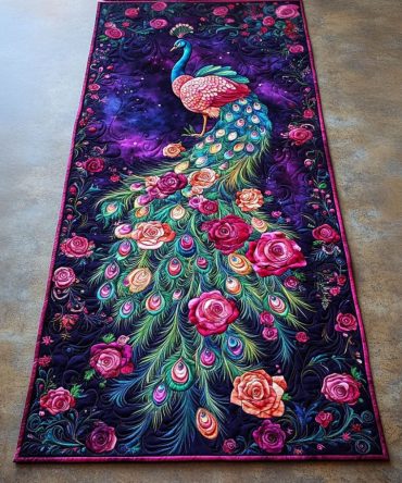 Exotic Charm Quilted Table Runner