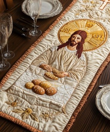 Faith Crafted Quilted Table Runner