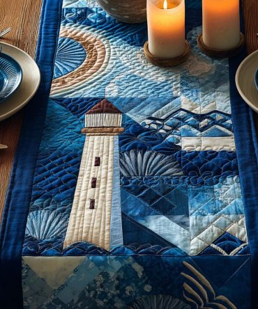 Faithful Beacon Quilted Table Runner