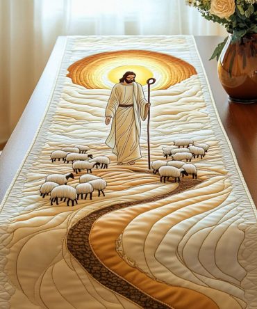 God Quilted Table Runner