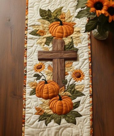Faithful Season Quilted Table Runner