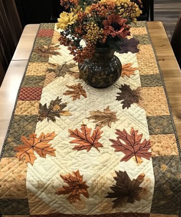 Fall Journey Quilted Table Runner