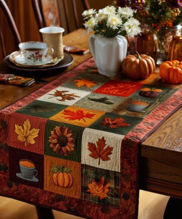 Fall Radiance Quilted Table Runner