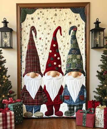 Family Gathering Quilted Door Cover