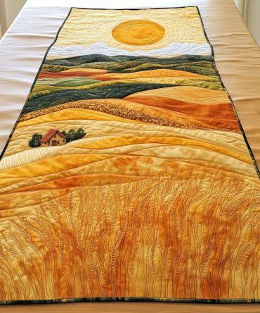 Farm Horizon Quilted Table Runner