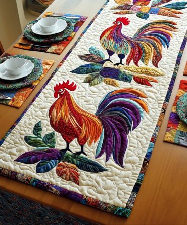 Farmyard Bliss Quilted Table Runner