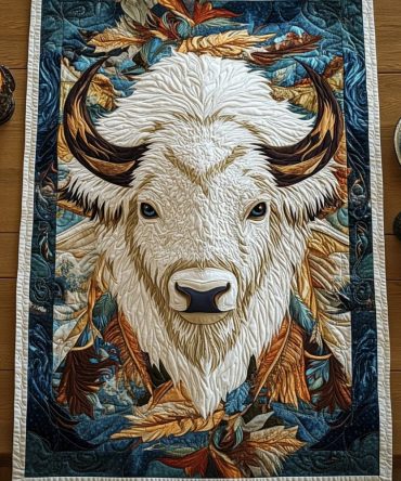 Feathered Force Quilted Table Runner