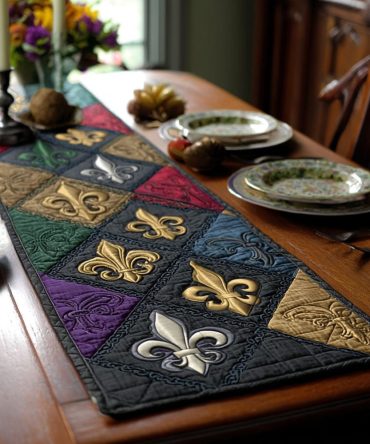 Festival Charm Quilted Table Runner