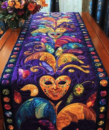 Festival Glow Quilted Table Runner