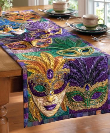 Festival Parade Quilted Table Runner