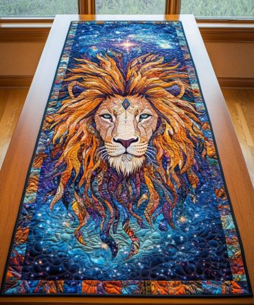 Fierce Heart Quilted Table Runner