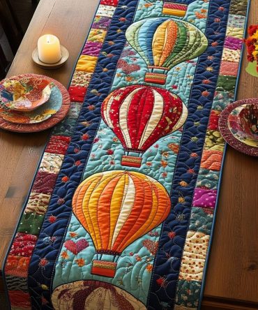 Floating Dreams Quilted Table Runner