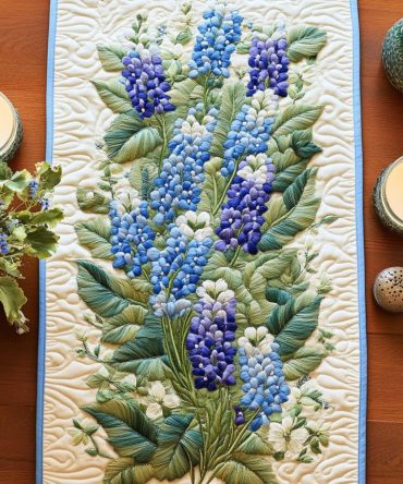 Floral Bliss Quilted Table Runner