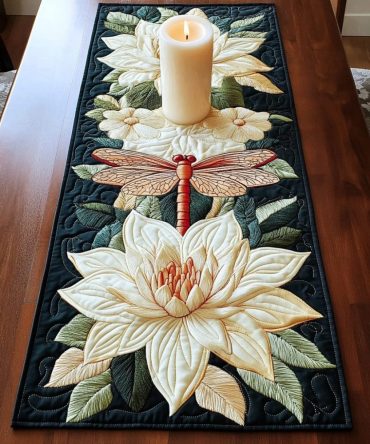 Floral Delight Quilted Table Runner