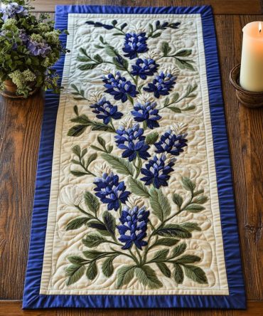Floral Delight Quilted Table Runner