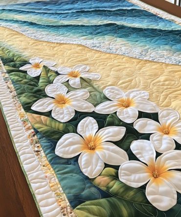 Floral Escape Quilted Table Runner