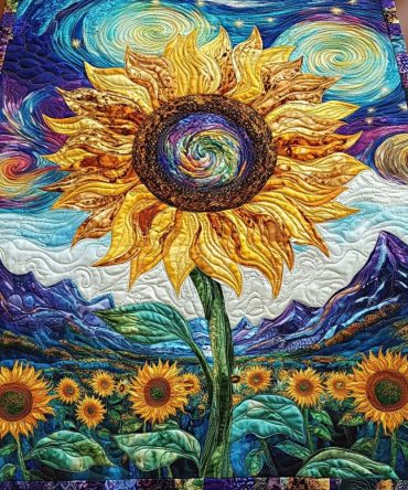 Floral Glow Quilted Table Runner