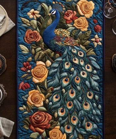 Florid Glory Quilted Table Runner