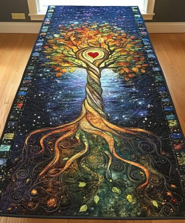 Flourishing Spirit Quilted Table Runner