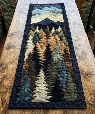 Forest Dreams Quilted Table Runner