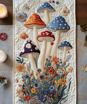 Forest Feast Quilted Table Runner