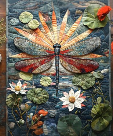 Forest Glow Quilted Table Runner