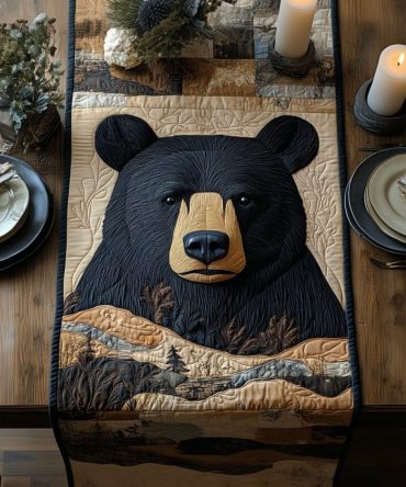 Forest Guardian Quilted Table Runner