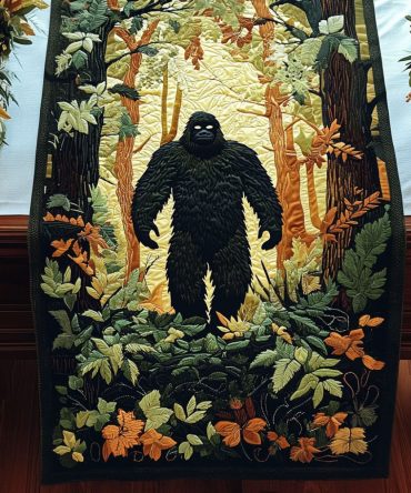 Forest Guardian Quilted Table Runner