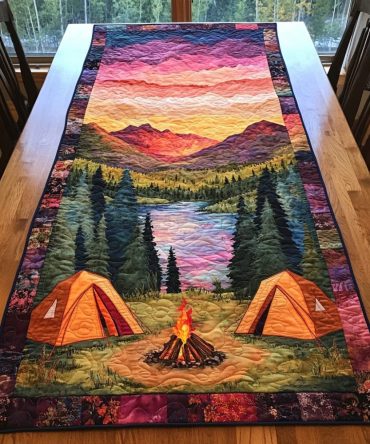 Forest Haven Quilted Table Runner