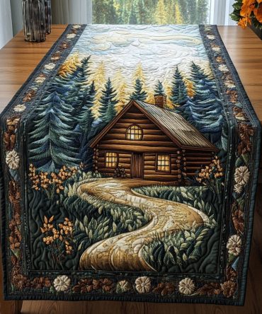 Forest Lodge Glow Quilted Table Runner