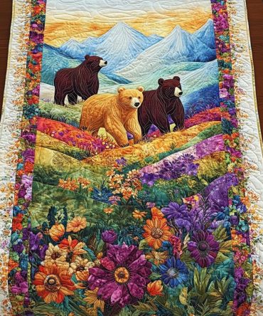 Forest Roam Quilted Table Runner