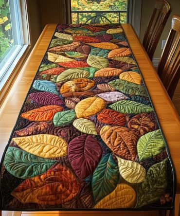 Forest Touch Quilted Table Runner
