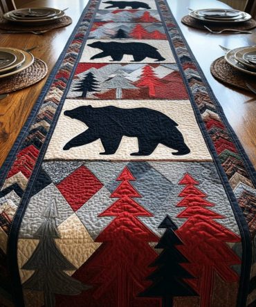 Forest Wanderer Quilted Table Runner