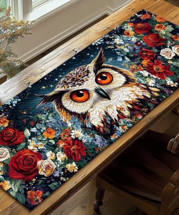 Forest Wisdom Quilted Table Runner