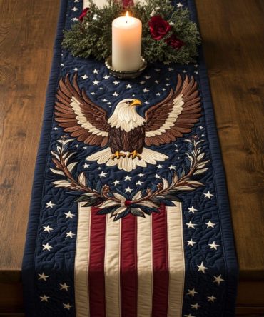 Freedom Flight Quilted Table Runner