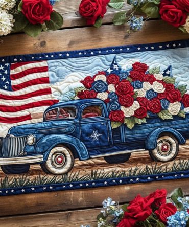 Freedom Ride Quilted Table Runner