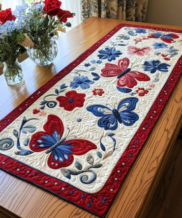 Freedom Threads Quilted Table Runner