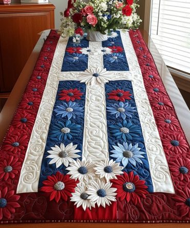 Freedom Trail Quilted Table Runner