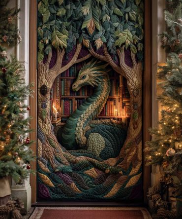 Frostscale Dreamer Quilted Door Cover