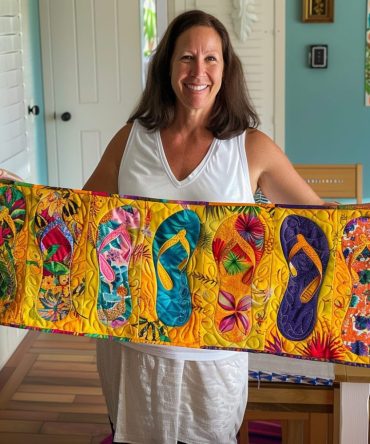 Fun In The Sun Quilted Table Runner