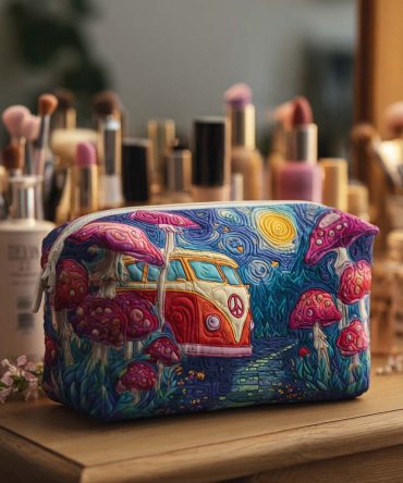 Galaxy Road Journey Quilted Makeup Bag