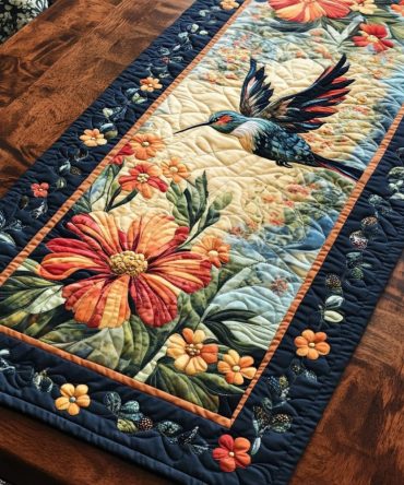 Garden Beauty Quilted Table Runner