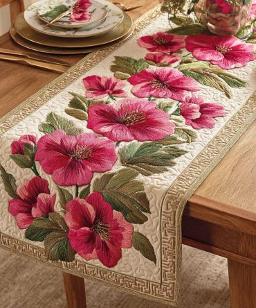 Garden Bloom Quilted Table Runner