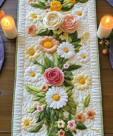 Garden Breeze Quilted Table Runner