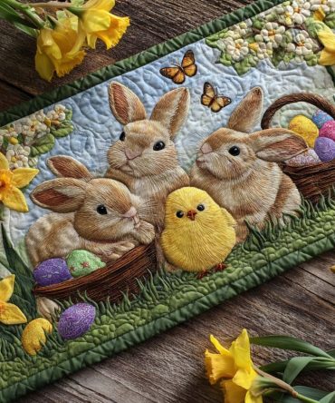 Garden Delight Quilted Table Runner