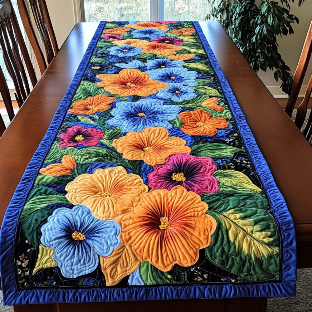 Garden Escape Quilted Table Runner